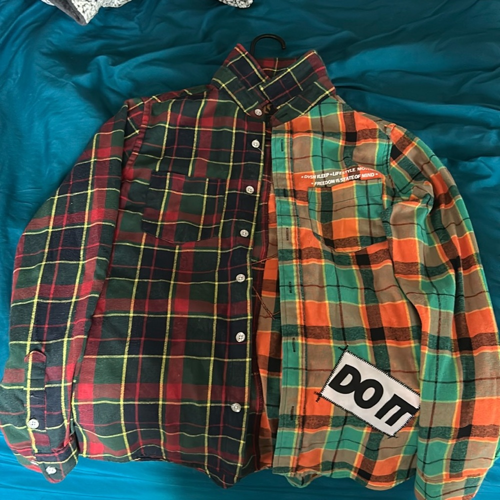 I am selling multi Color Causal Long Sleeve Shirt Limited Edition